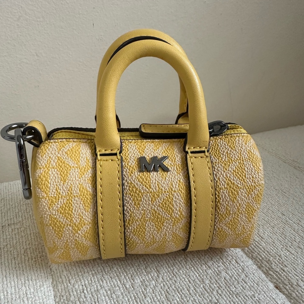 Michael Kors Yellow Mini Bag/Key chain
